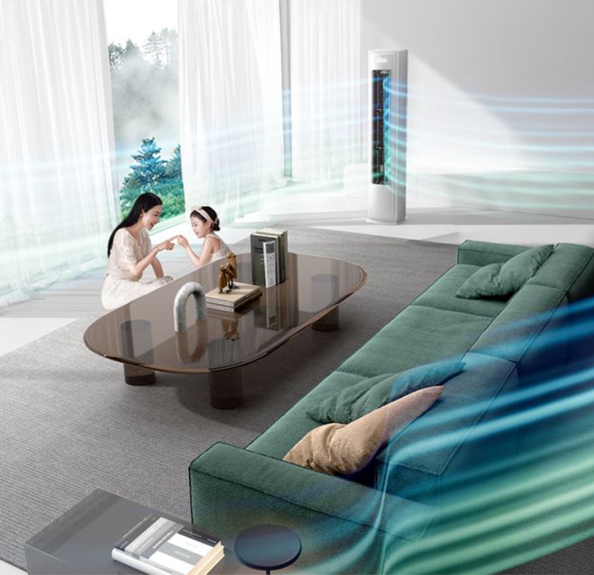 信新风空调X3Pro柜机智能省电更舒适九游会j9登录高品质客厅空调推荐：海(图3)